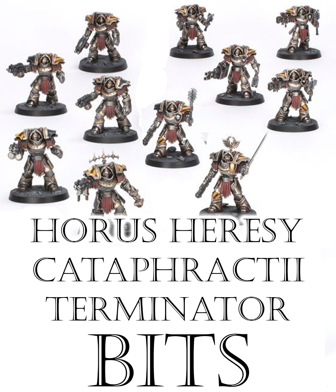 Warhammer Horus Heresy Astartes Space Marine Cataphractii Terminator Bits 2025