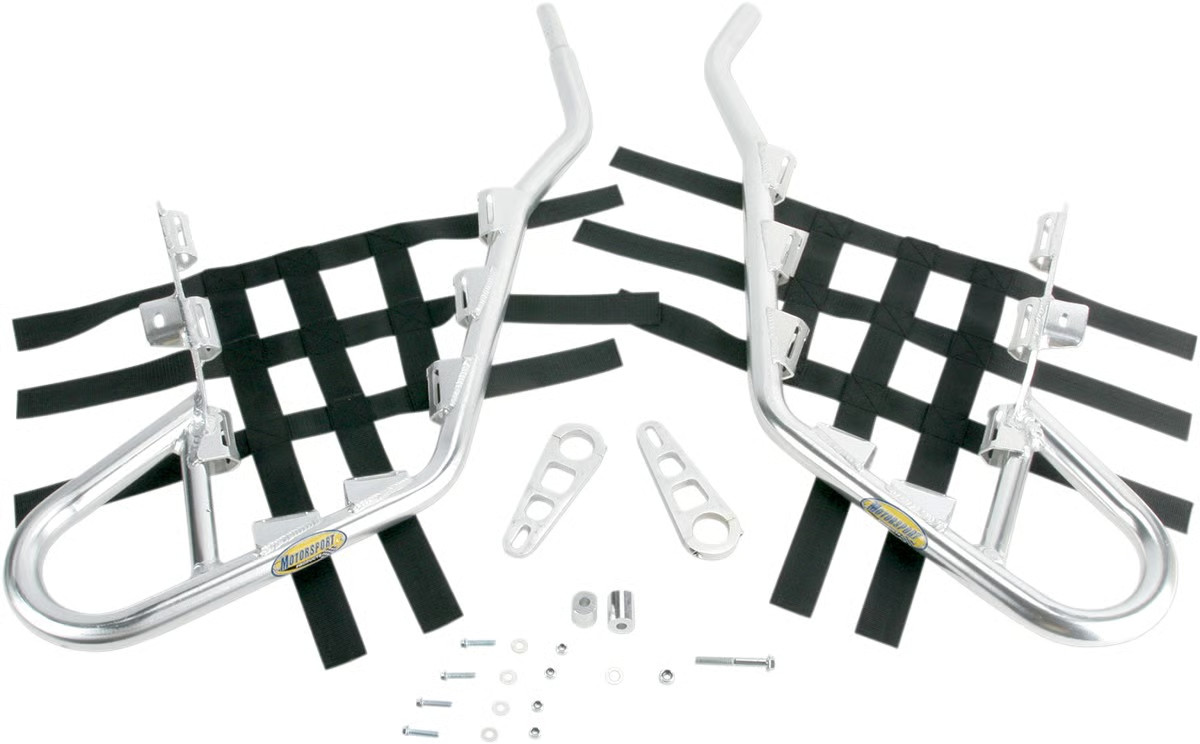 Motorsport Products EZ-FIT Nerf Bars - Silver Motorcycle ATV/UTV Dirt 81-8101