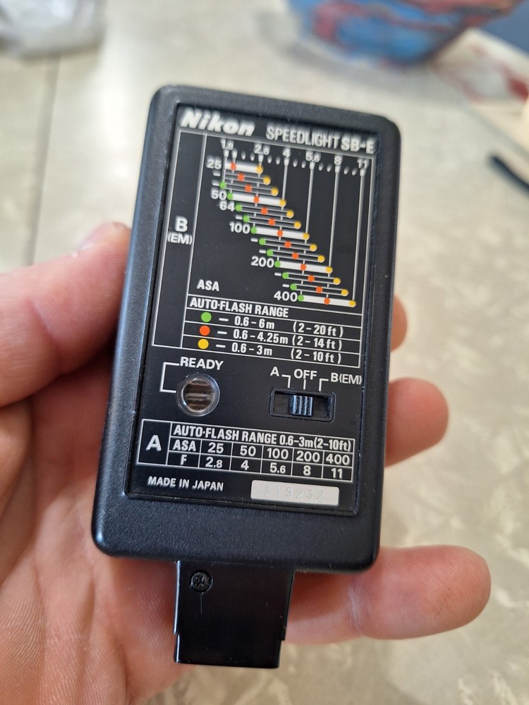 NIKON SB-E FLASH Tested Working Condition