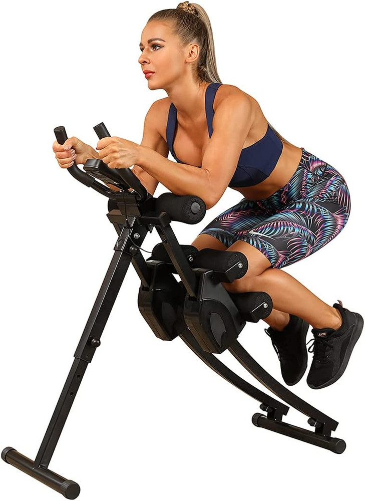 Ab Machine Multi-Functional Exercise Equipment for Home Gym, Height Adjustable A