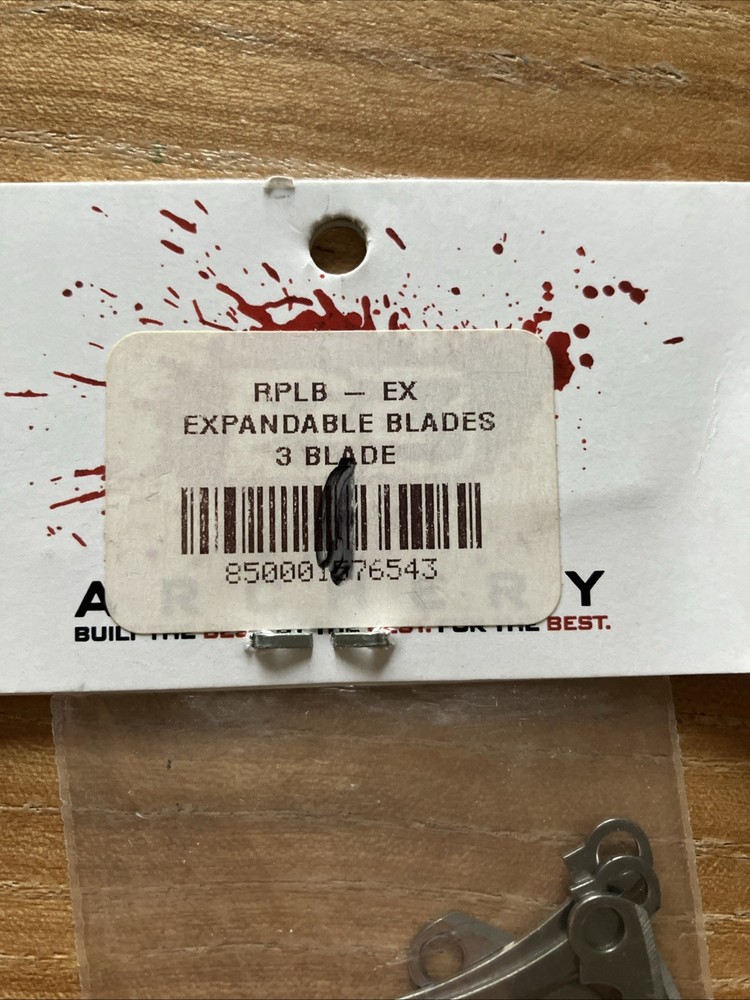 B3 Archery Expandable Replacement Broadhead Blades - 3pk - RPLB-EX 3 Blade