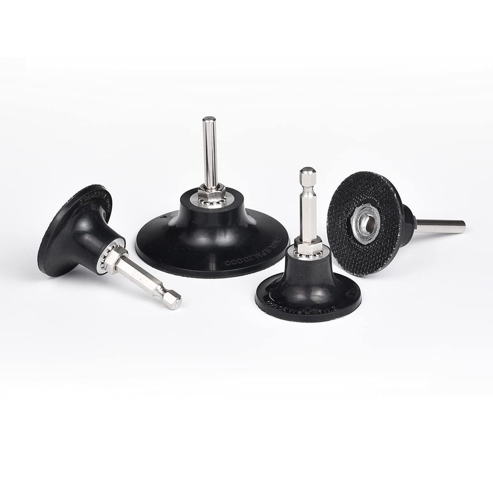 Quick Change Disc Pad Holder, 4 Pack Roll Lock Disc Holder, with 1/4" Shanks ...