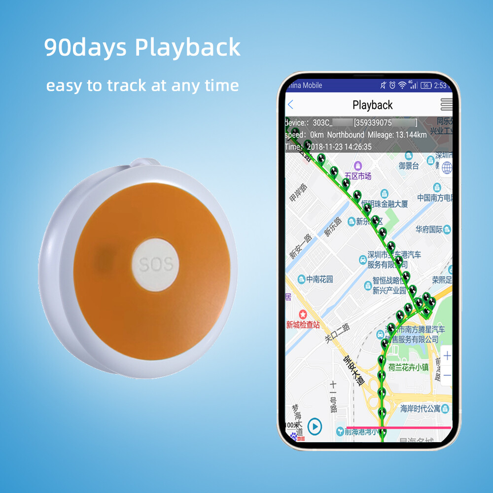 4G GPS Tracker Real time Tracking Device SOS Location For Children Elderly Pets