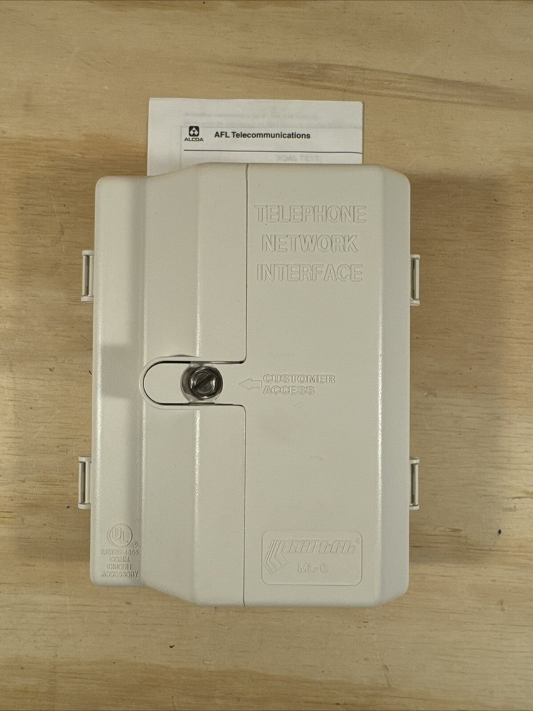 Keptel ML-6 Telephone Network Interface Device Box New With Manual