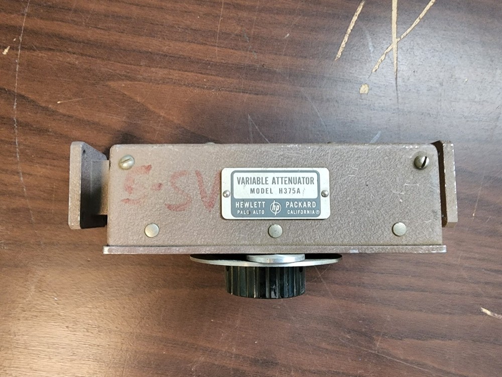 HP Hewlett Packard VARIABLE ATTENUATOR MODEL H375A.