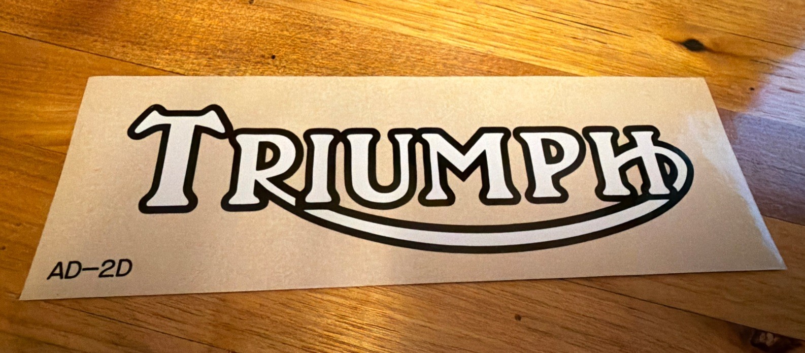Original Triumph Classic British Motorcycle Sticker Vintage Bike