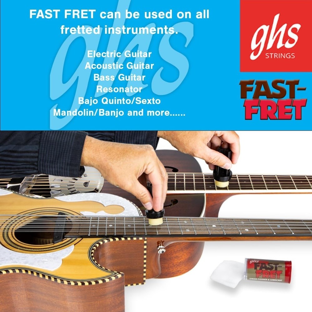 GHS Fast Fret A87 - Long-Lasting Guitar String Care for Smooth Performance