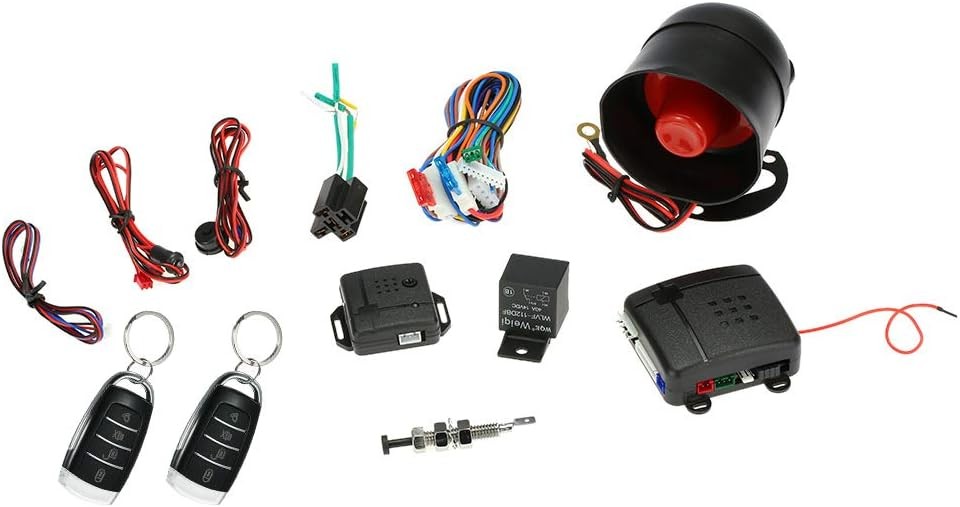 Universal Car Keyless Entry Security Alarm System with Remote & Siren
