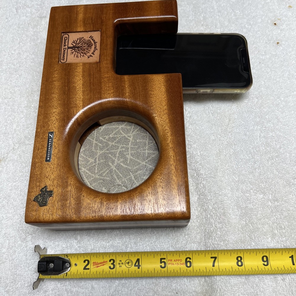 Handmade Iphone Speaker Mahogany wood