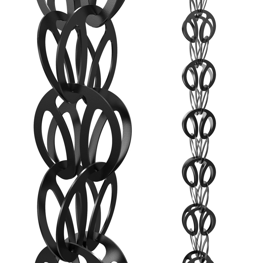 Rain Chain 8.5Ft Aluminum Decorative Gutter Downspout Replacement