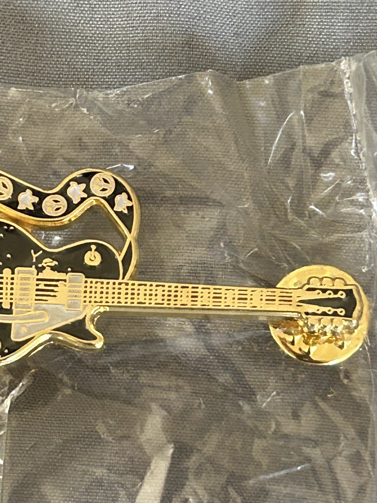 OFFICIAL Neil Young Old Black Guitar Lapel Pin