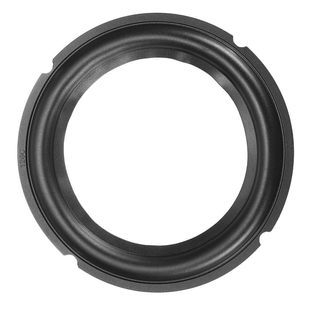 Black 5 Inch Rubber Notch Speaker Edge Surround Ring