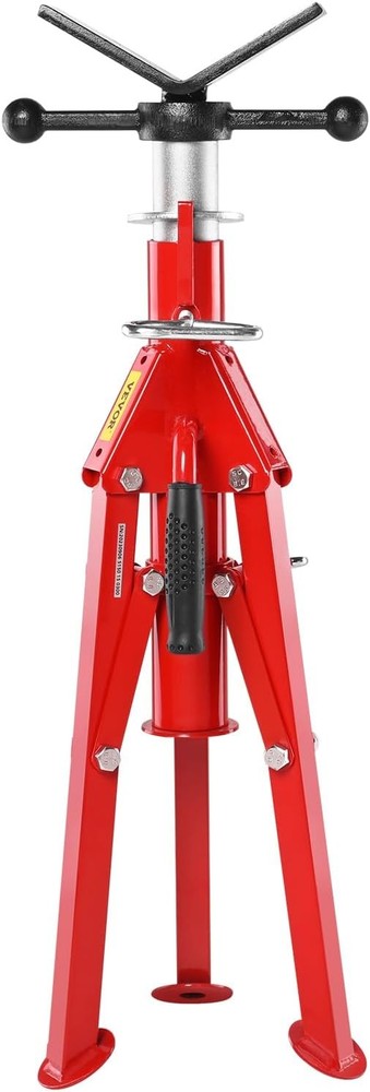 Heavy-Duty Pipe Stand Adjustable Folding Pipe Jack Stand | Sturdy Construction