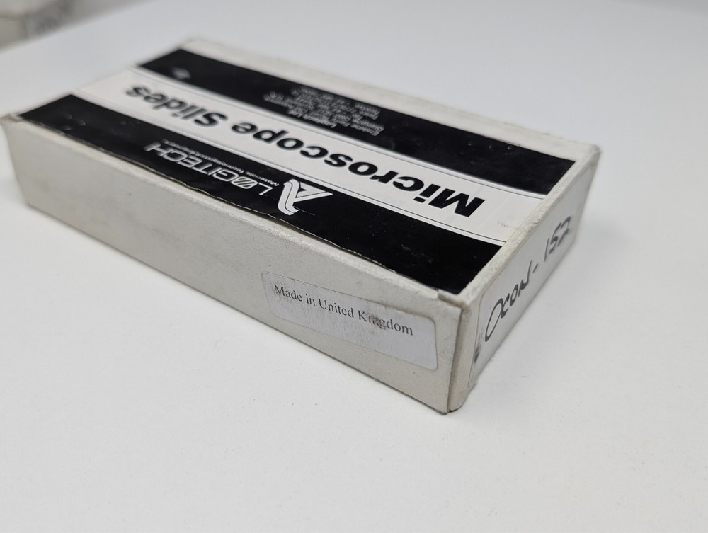 Logitech Ltd 76x26mm Microscope Slides, 0CON-152, 100/Box, Petrographic, 1.2-1.5