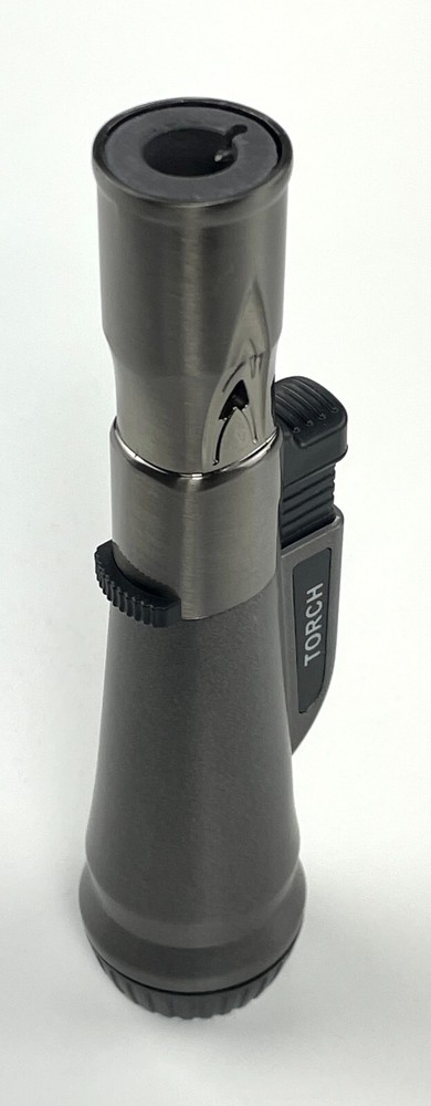 Jet Torch Flame Refillable Butane Lighter Adjustable Cigar Lighter Blue Color