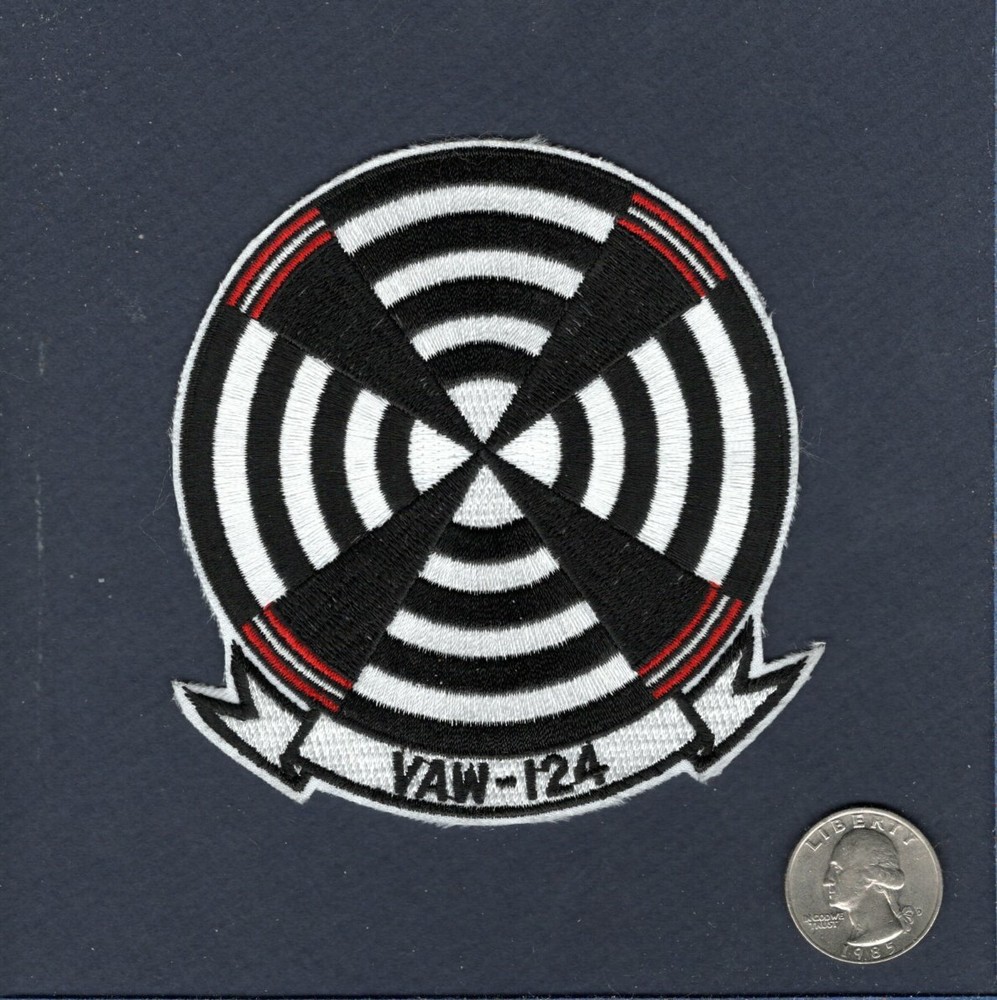 VAW-124 BEAR ACES US NAVY Grumman E-2 E-2C HAWKEYE Squadron Jacket Patch