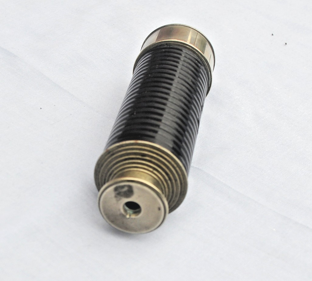 6 draw nickel silver telescope by Elliott.