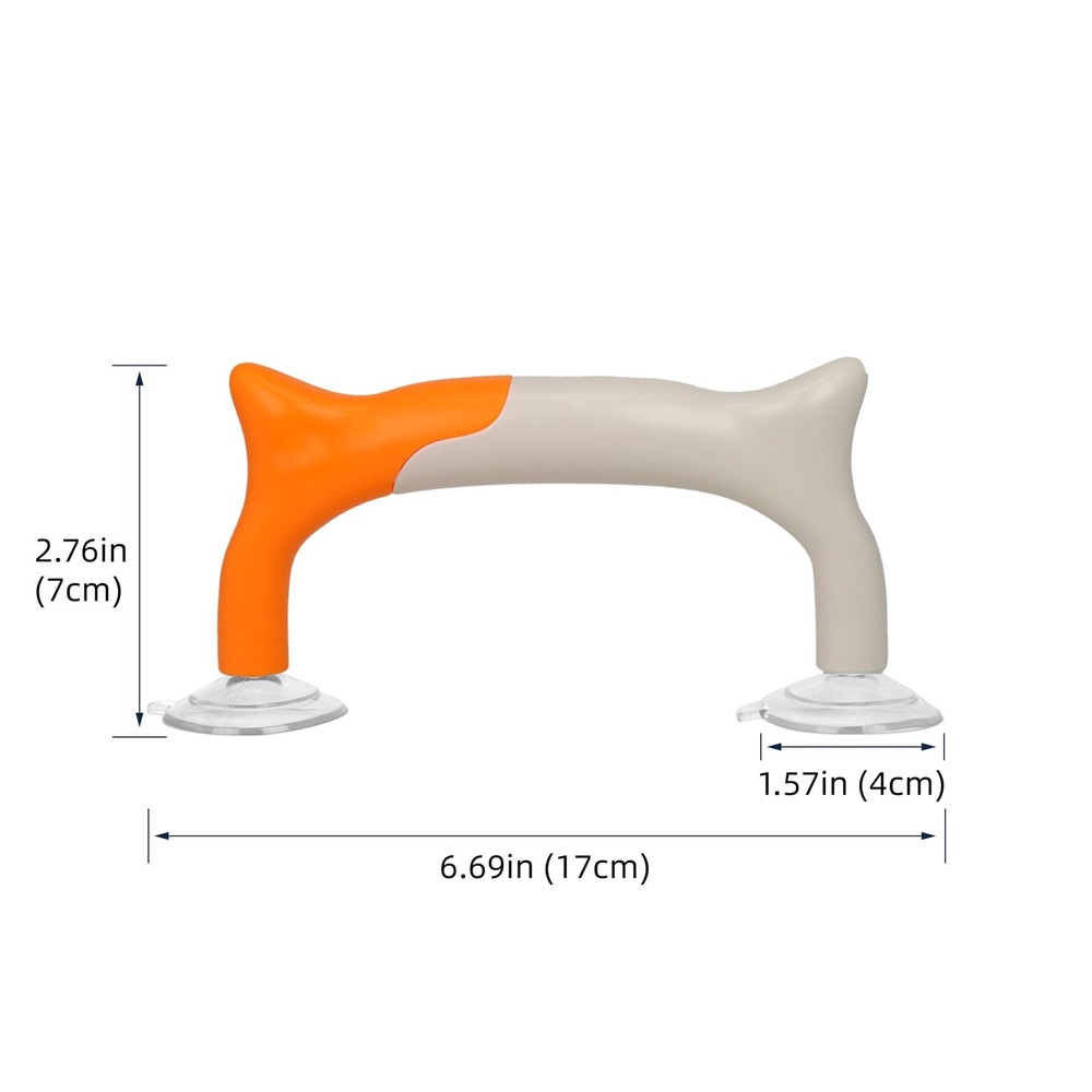 MANUFORE 3PCS Quilting Ruler Handle Sewing Tools for Orange