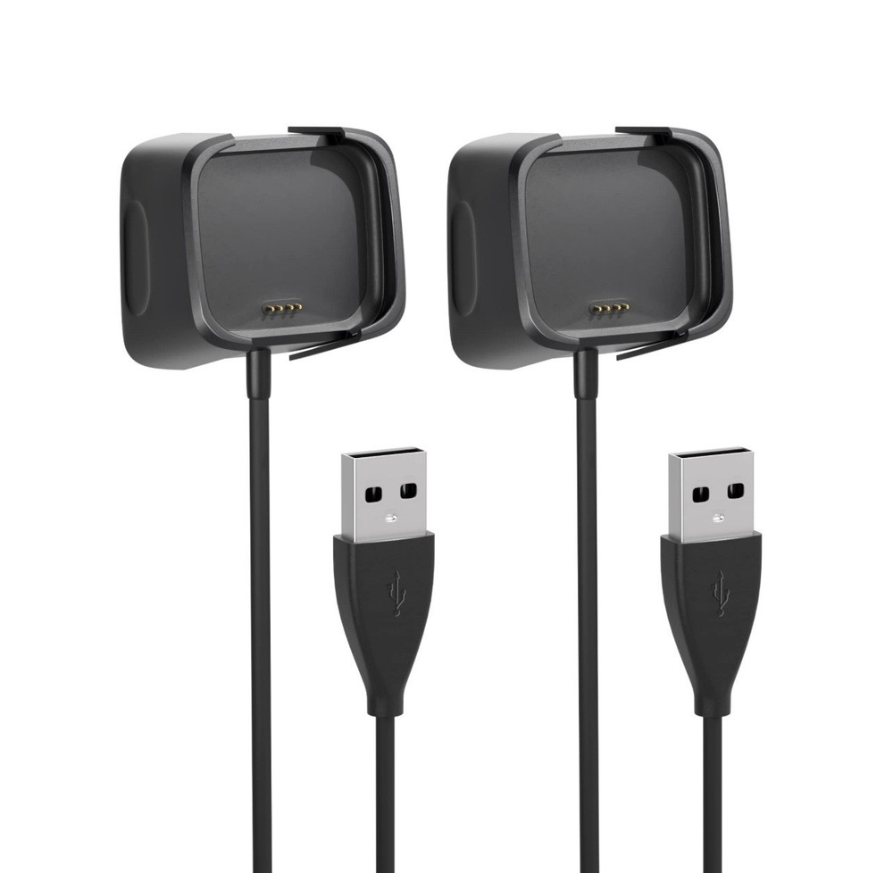 Fitbit Versa & Versa Lite & Versa SE USB Charging Dock Station Cable Charger kit