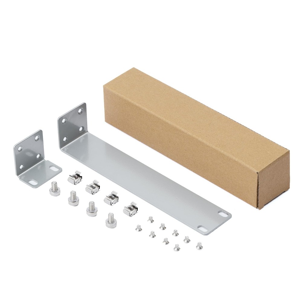 PhyinLan Rack Mount Kit for Ubiquiti Switch, 1U Ears Silver