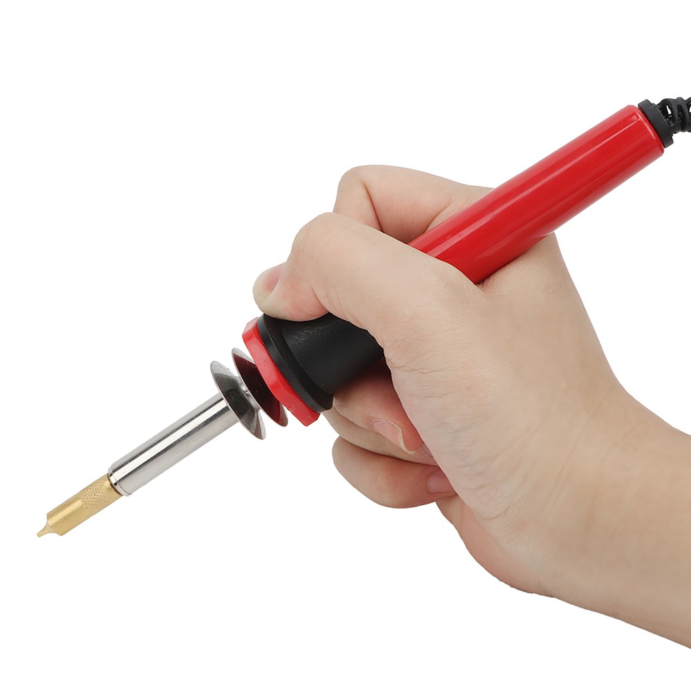 (US 110V)7 Pcs Wood Burning Kit Electric Pyrography Pen Variable Temperature