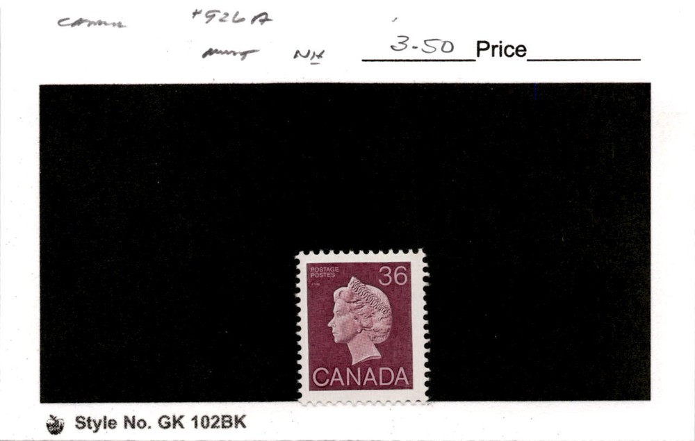 Canada, Postage Stamp, #926A Mint NH, 1982 (AG)
