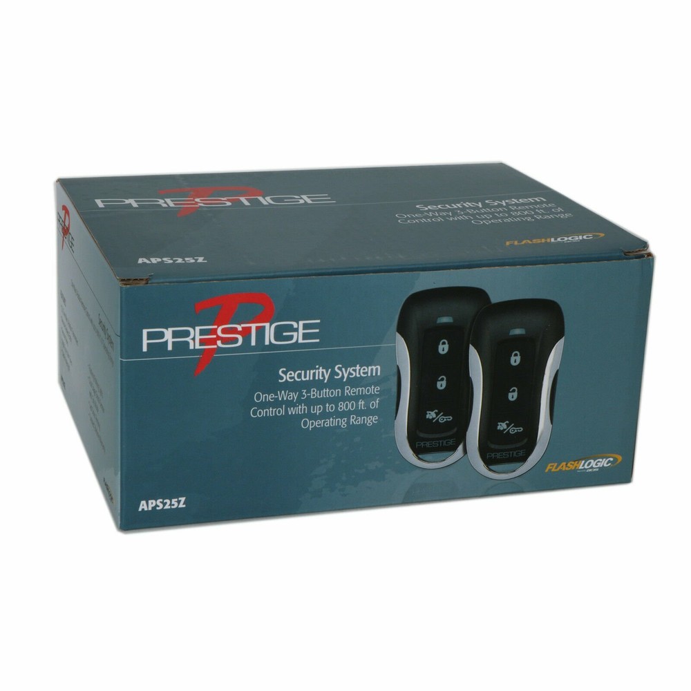 Prestige APS25Z One-Way 3-Button 800 FT Keyless Remote Car Alarm Security System