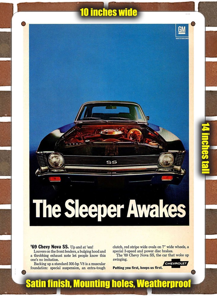 Metal Sign - 1969 Chevrolet Vintage Ad 07