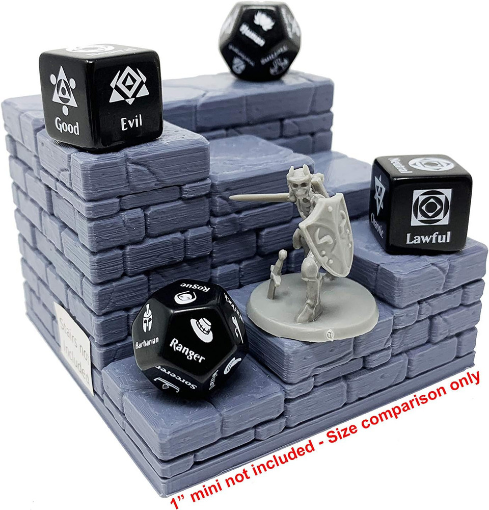 Character Randomizer Dice Set - Randomize Class, Race, & Alignment for Character