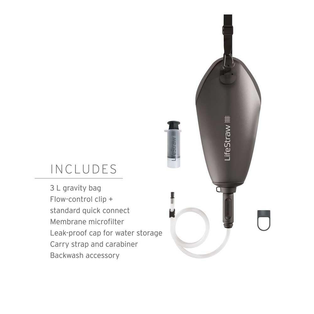 Peak Series - Compact Gravity Water Filter System - 3L for Backpacking, Group...
