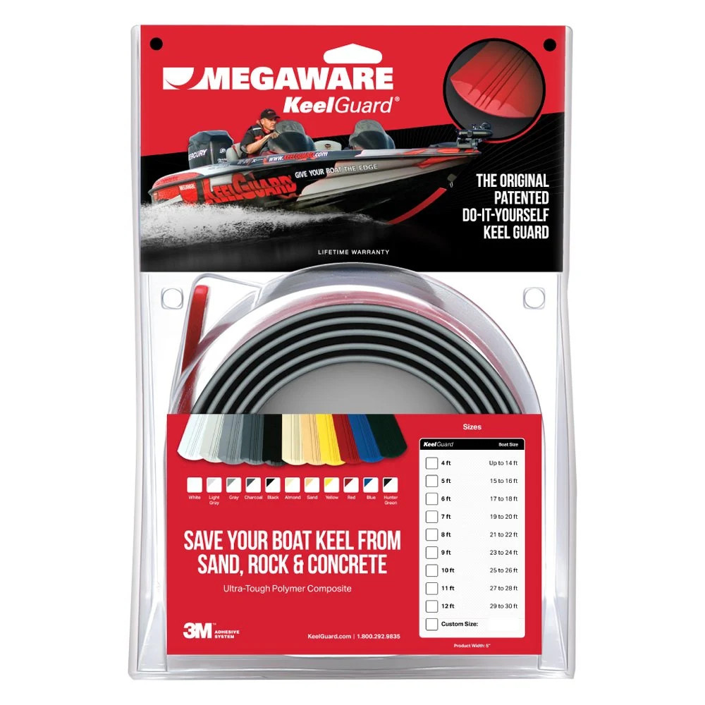 Megaware 20508 Keelguard 8' L Gray Keel Protector