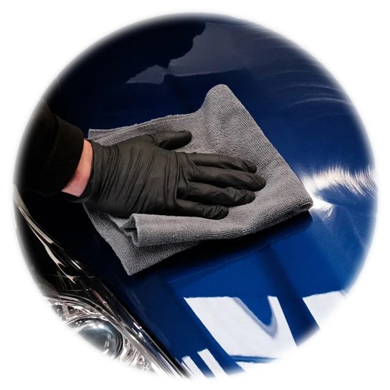 36 GREY EDGELESS MICROFIBRE CLOTHS PACK BUFFING CERAMIC POLISHING DETAILING
