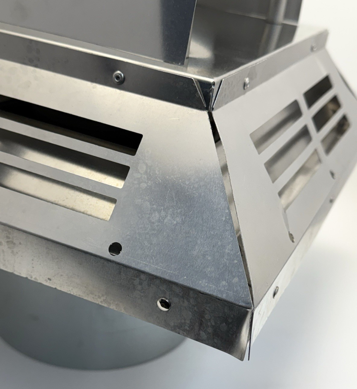 46DVA-HC Horizontal Square Stove Vent Horizontal Termination Cap 4" x 6 5/8"