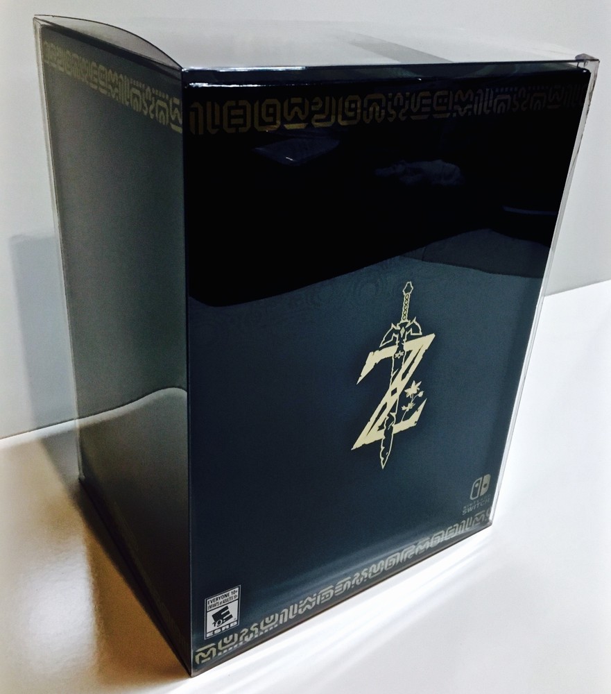 1 Box Protector for ZELDA BOTW MASTER EDITION NTSC SIZE ONLY! Nintendo Switch