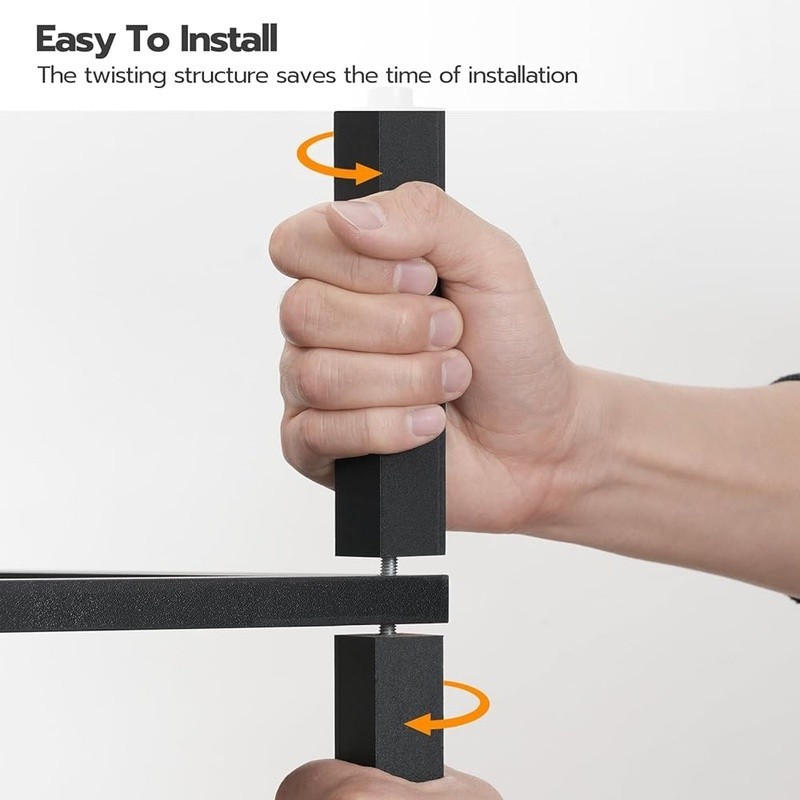 Multi-Functional Space Saving End Table W/ 2-Tier Storage Shelf Home Use