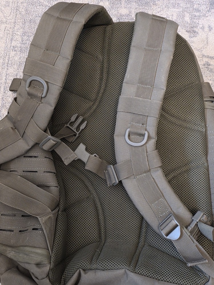 Highland Tactical Green Laser Cut Backpack