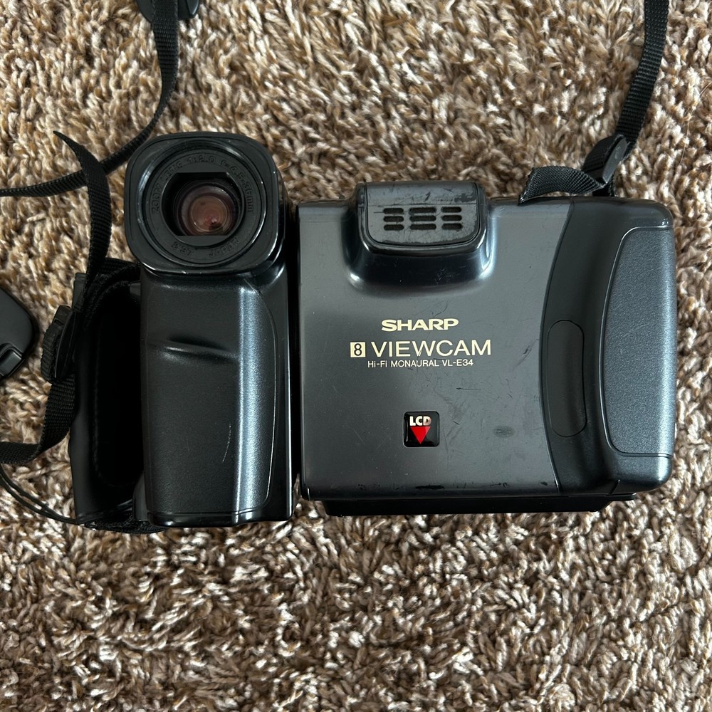 Sharp VL-E34U 8mm Analog Camcorder, UNTESTED Condition
