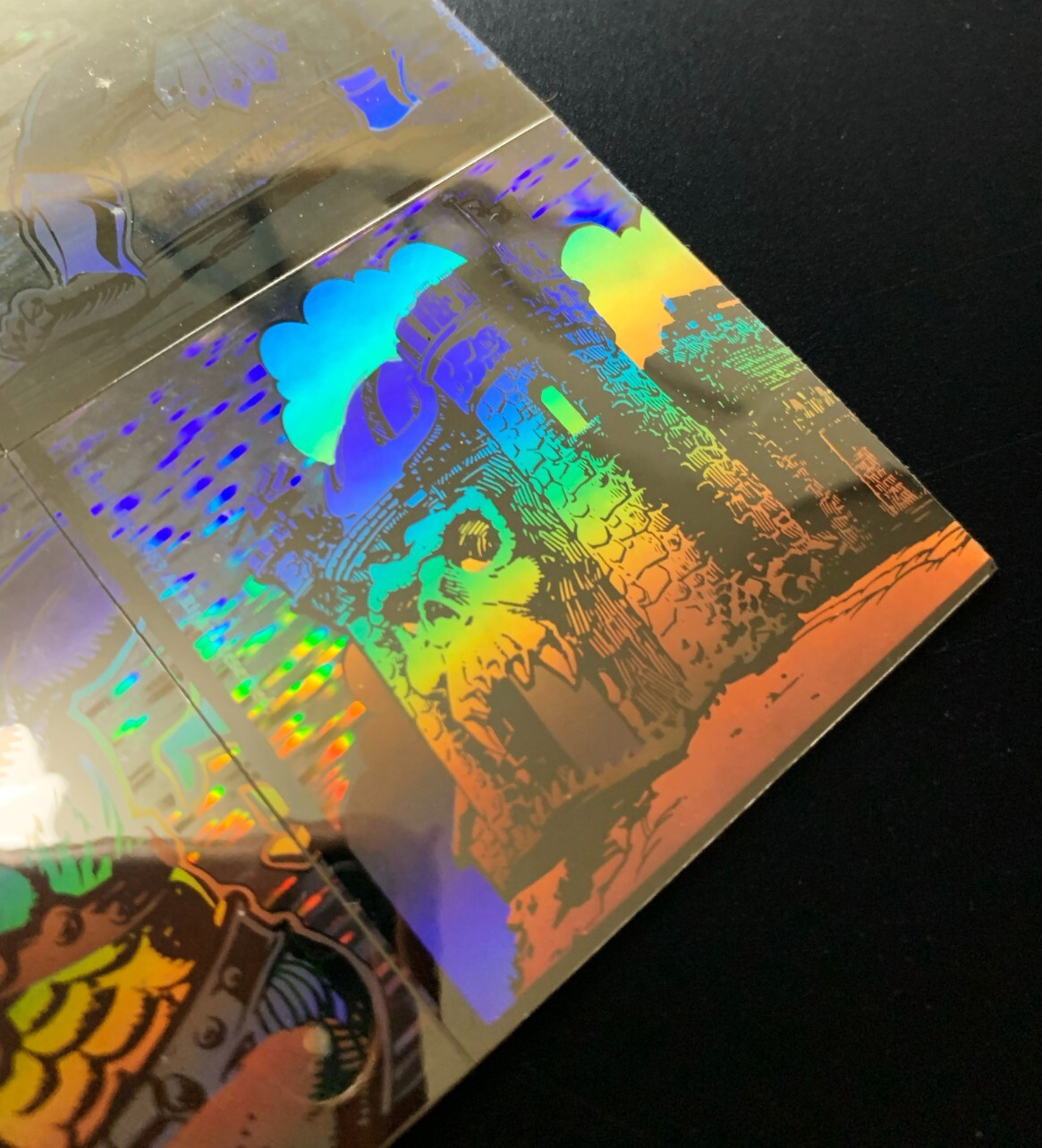 RARE VINTAGE HE MAN HE-MAN DC COMICS hologram holographic sticker decal 1983