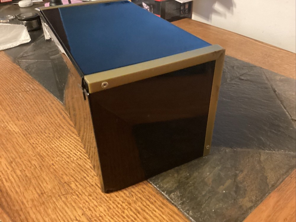 Snap On Tools 1998 Master Tech 3 Drawer Mini Micro Tool Box Back with Gold Trim