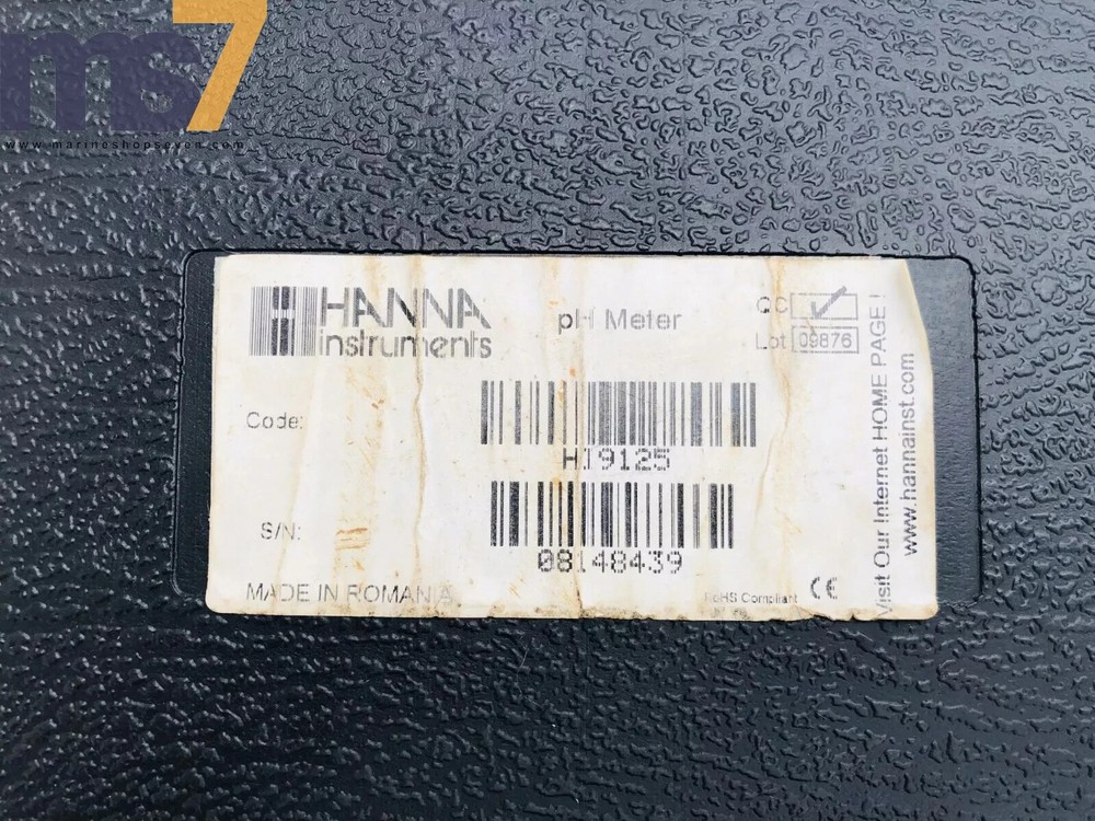 HANNA INSTRUMENTS HI9125 pH/ORP METER WITH CASE #NOT WORKING