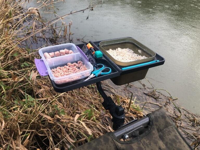 Folding Bait Tray fits Offbox Pro Snaplok Quick Release