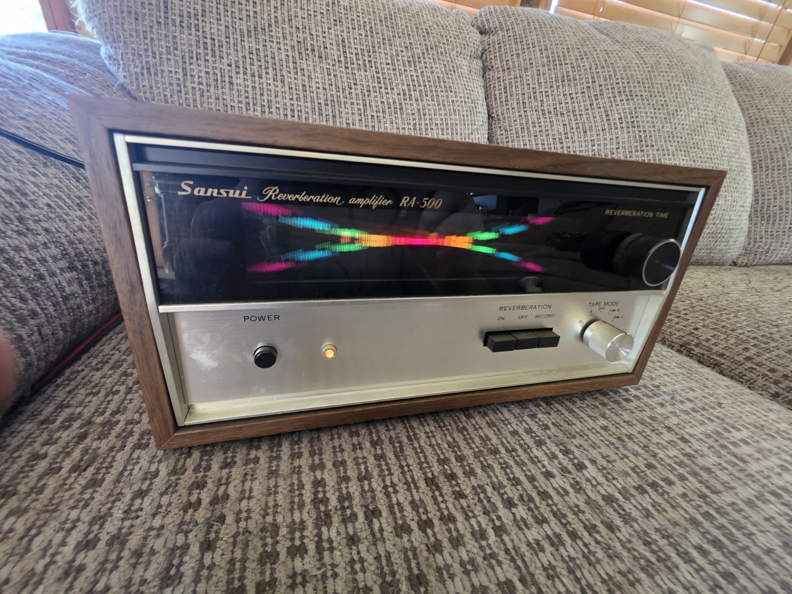 Sansui RA-500 Reverberation Amplifier In Original Box Running Excellent Wow!