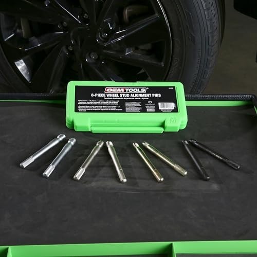 Wheel Stud Alignment Kit - Safe Wheel Alignment Tool, Color-Coded Hanger, 8-Piec