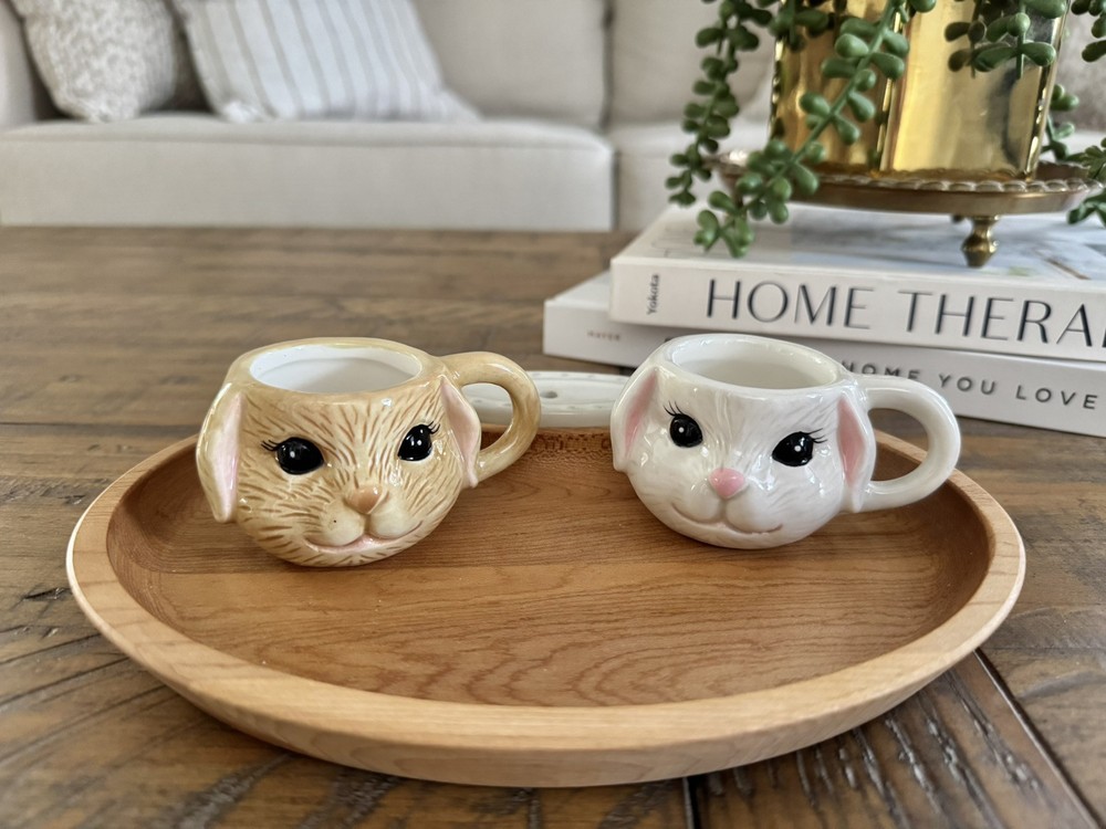 Custom Easter Nora Fleming Bunny Toothpick Holder Ceramic Mini - So CUTE!!