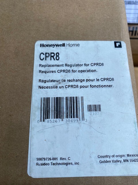 Honeywell CPR8 Replacement Regulator (NEW)