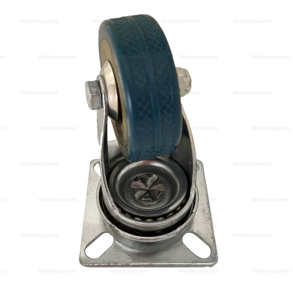 4 Pack 2'' Caster Wheels Swivel Plate Casters PVC