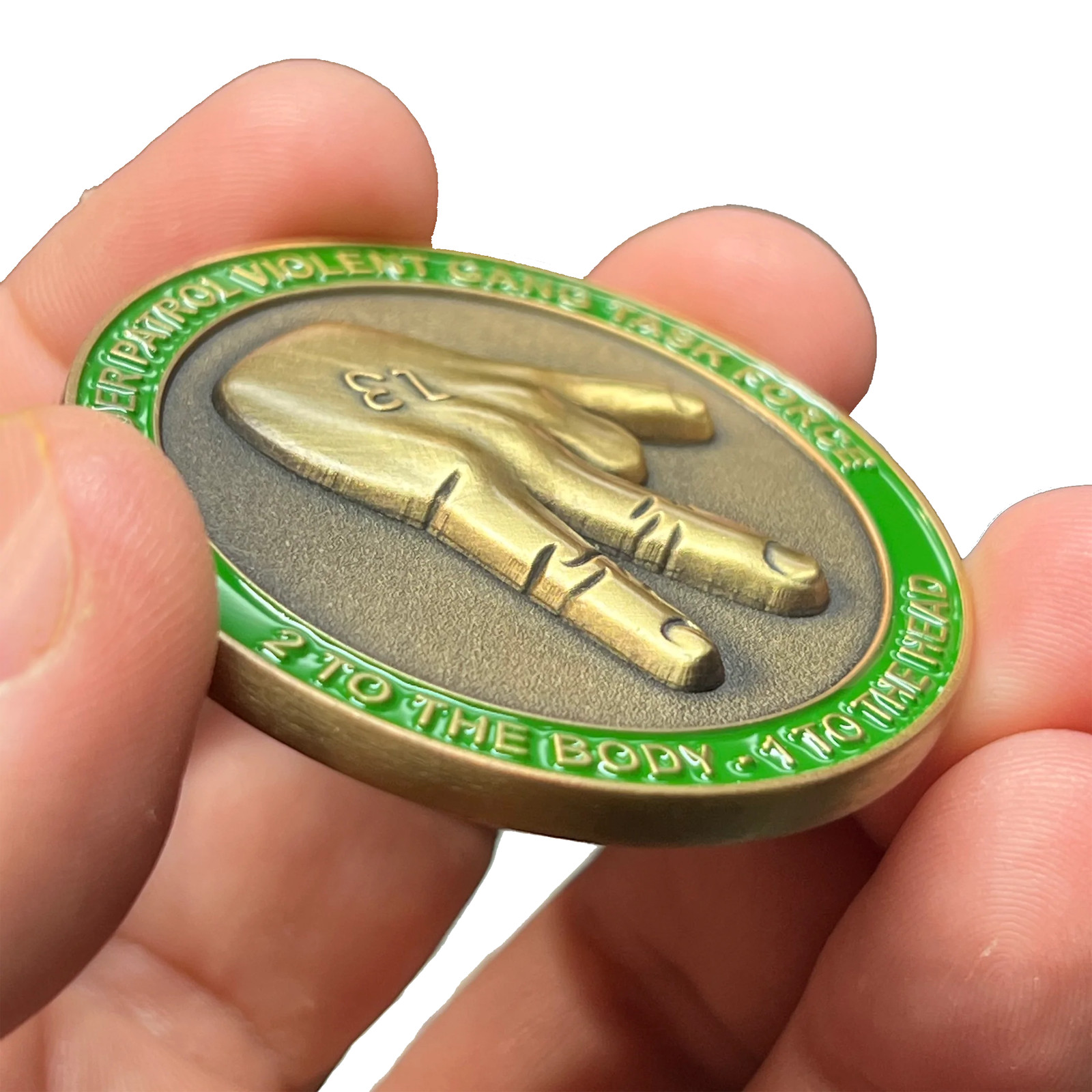 DL13-007 Border Patrol Agent CBP Task Force Challenge Coin