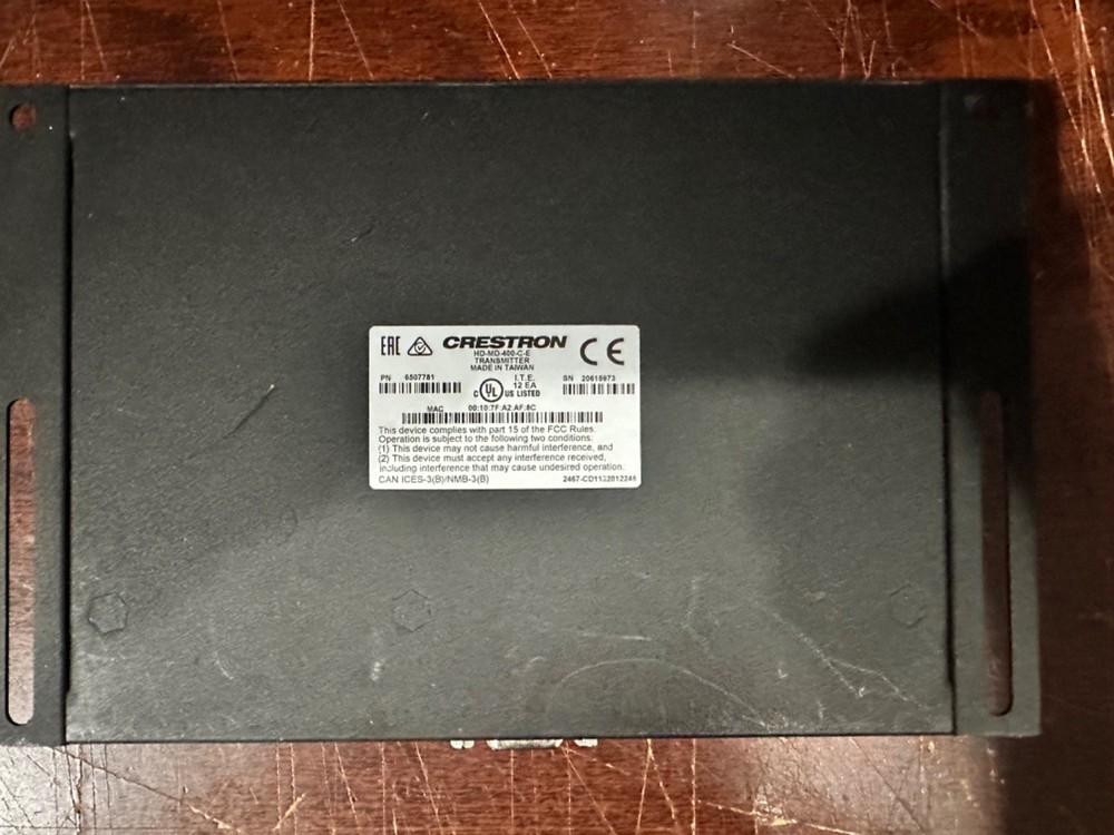 Crestron HD-MD-400-C-E HDMI Multiformat Switch And Receiver/Transmitter -Tested