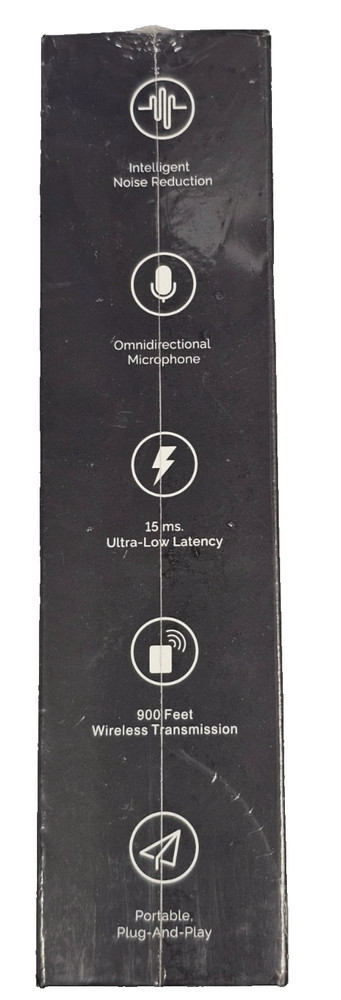 Plug-Play Wireless Lavalier Microphone for iPhone iPad with Charging Case, MPEDO