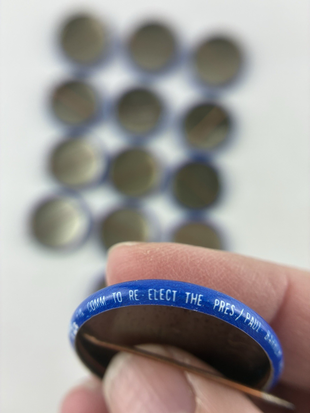 1972 NOS Lot of 15 PRESIDENT NIXON NOW MORE THAN EVER -Campaign Pin Back Buttons